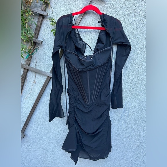 House of CB Gianna Dress in Black - Picture 7 of 11